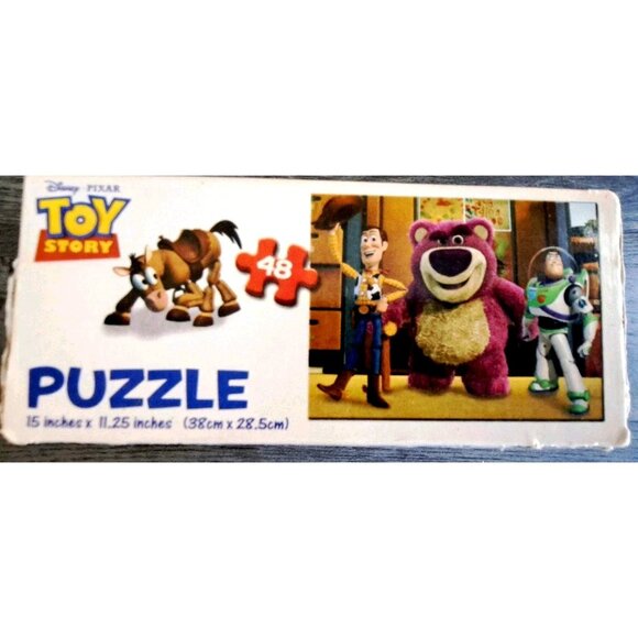 Toy Story 48 Piece Puzzle Woody, Buzz, and Lotso Bear 15" x 11.25" - Picture 5 of 13